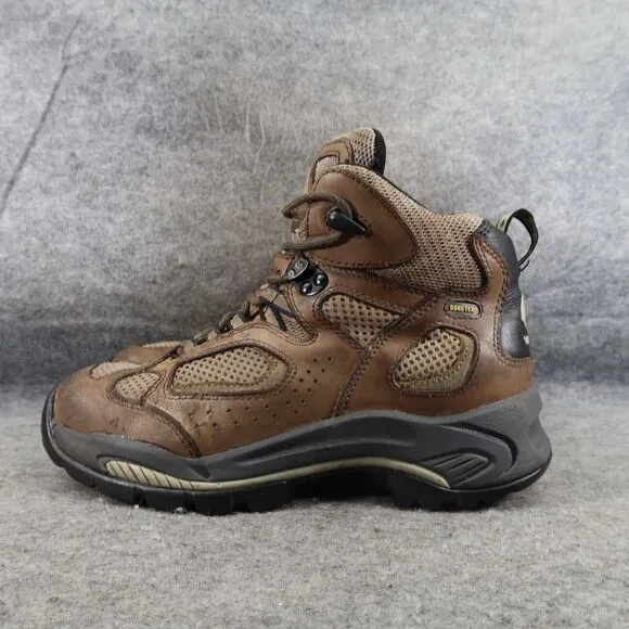 Vasque Shoes Womens 7.5 Hiking Boots Lace Up Mid Leather Outdoor Active Sport