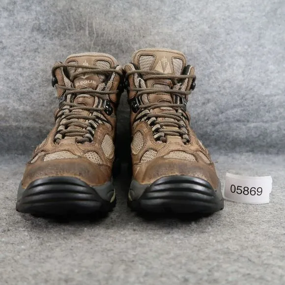 Vasque Shoes Womens 7.5 Hiking Boots Lace Up Mid Leather Outdoor Active Sport