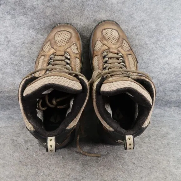 Vasque Shoes Womens 7.5 Hiking Boots Lace Up Mid Leather Outdoor Active Sport