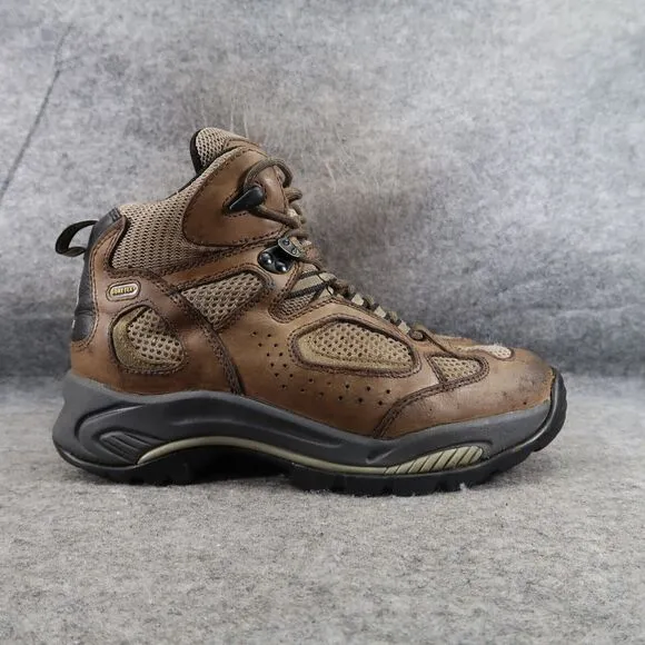 Vasque Shoes Womens 7.5 Hiking Boots Lace Up Mid Leather Outdoor Active Sport