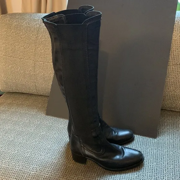 Vero cuoio women boots over the knee.  LAV ARTIGIANA   MADE IN ITALY