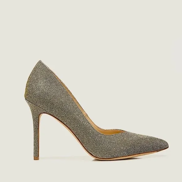 Veronica Beard NEW Nathalia Lurex‎ Metallic Pump Heels Size 10