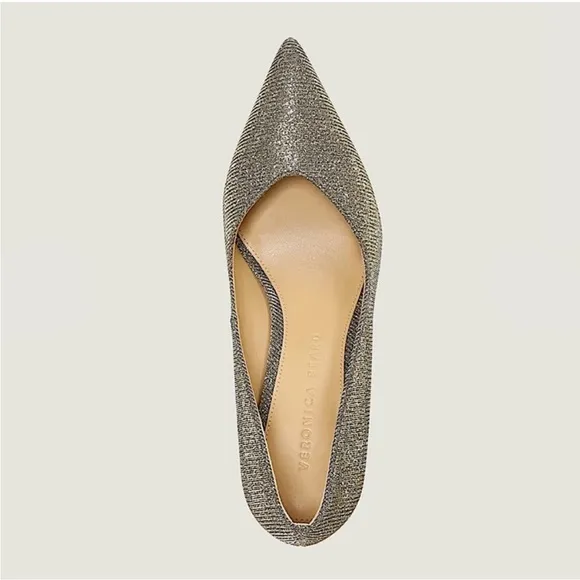 Veronica Beard NEW Nathalia Lurex‎ Metallic Pump Heels Size 10