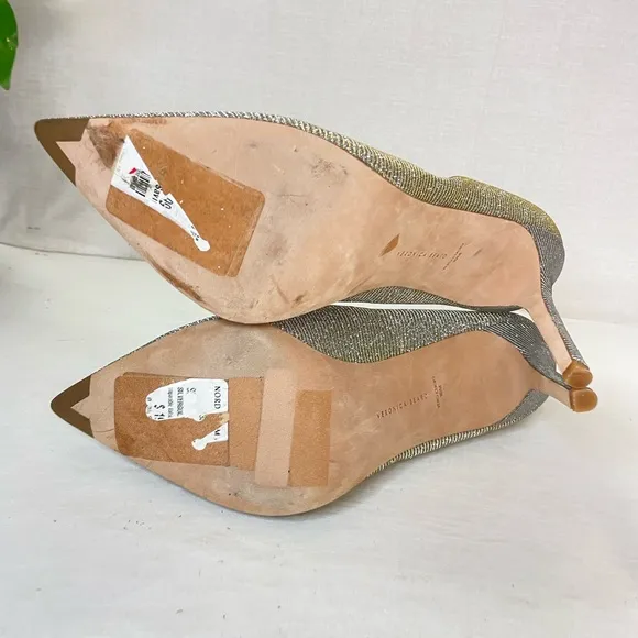 Veronica Beard NEW Nathalia Lurex‎ Metallic Pump Heels Size 10