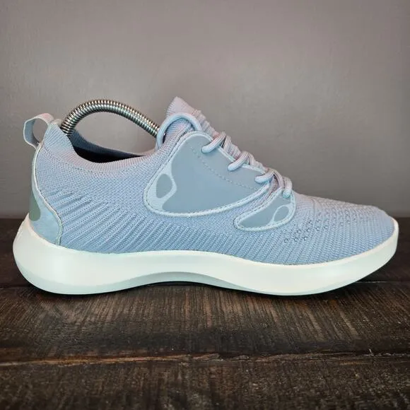 Vessi Everyday 2.0 Mens Size 8 Lace Up Waterproof Shoes Sneakers Sky Blue