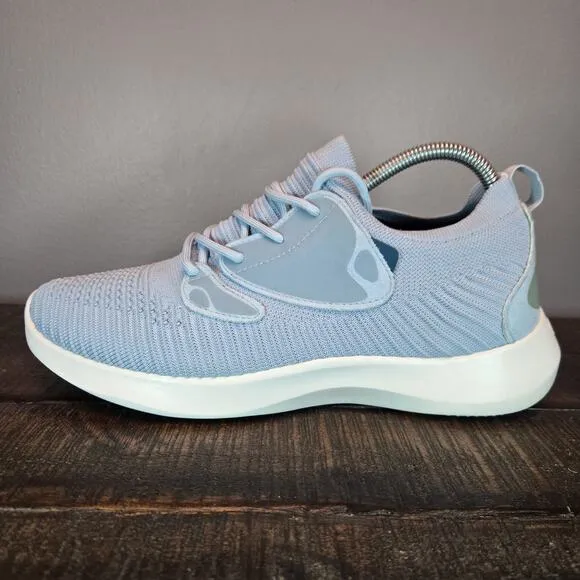 Vessi Everyday 2.0 Mens Size 8 Lace Up Waterproof Shoes Sneakers Sky Blue
