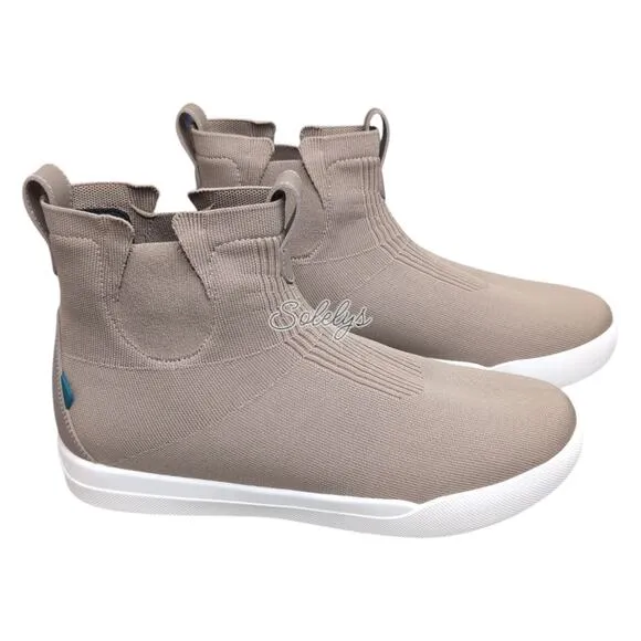 Vessi Weekend Chelsea Shiitake Brown DymaTex Knit Waterproof Sneaker Boot Men 11