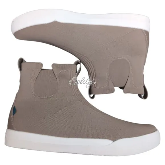 Vessi Weekend Chelsea Shiitake Brown DymaTex Knit Waterproof Sneaker Boot Men 11