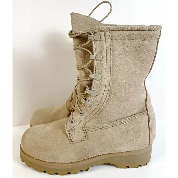 Vibram Cold Weather Boots Gore-Tex Combat Military Tan Mens Size 6W Mondopoint