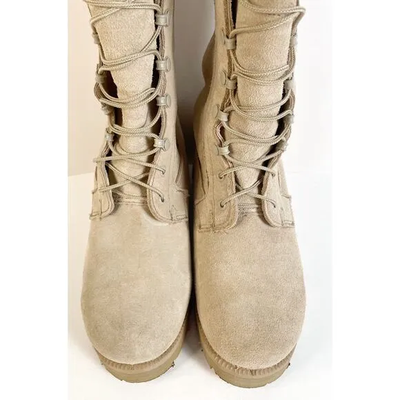 Vibram Cold Weather Boots Gore-Tex Combat Military Tan Mens Size 6W Mondopoint