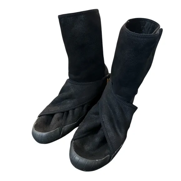 Vibram Furoshiki Shearling Mid Wrap Boots Black Women’s Size 42-43 Large 10-11us