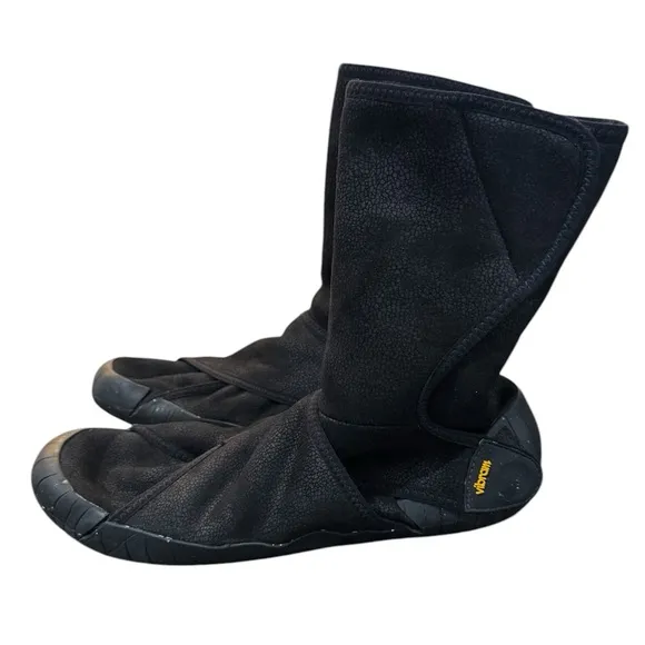Vibram Furoshiki Shearling Mid Wrap Boots Black Women’s Size 42-43 Large 10-11us