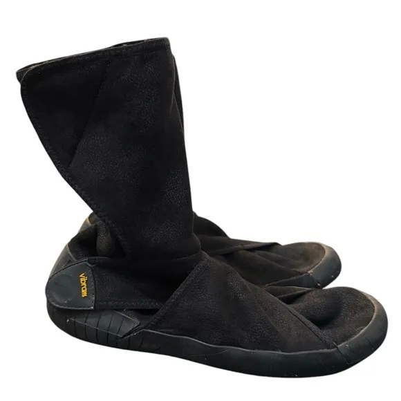 Vibram Furoshiki Shearling Mid Wrap Boots Black Women’s Size 42-43 Large 10-11us