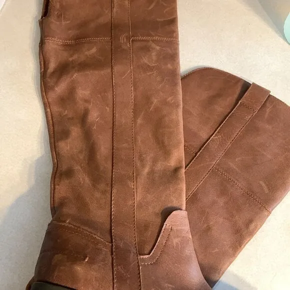 Vince Camino Brown Knee High Riding Boots size 5.5 Equestrian