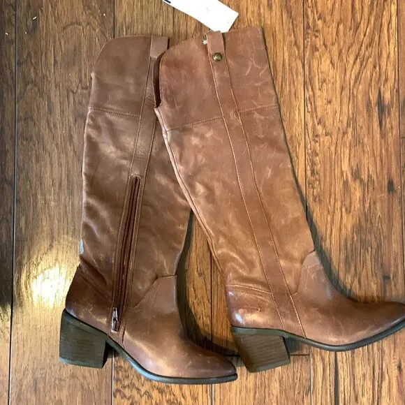 Vince Camino Brown Knee High Riding Boots size 5.5 Equestrian
