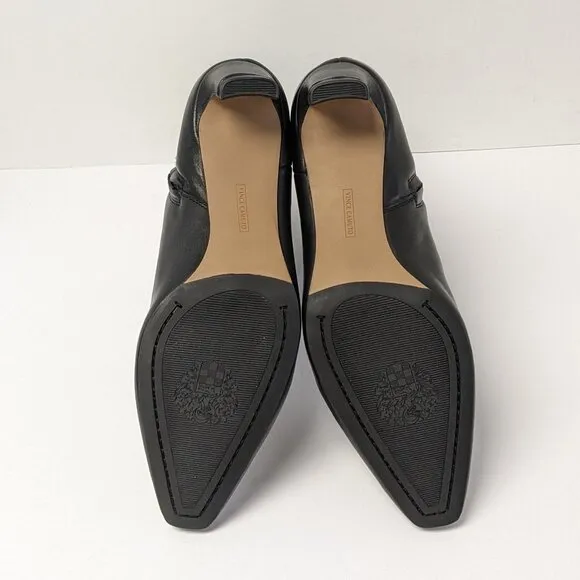 Vince Camuto Amariah Ankle Booties, Black Leather, Women's 9