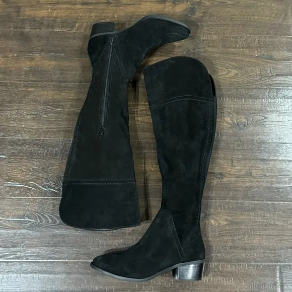 Vince Camuto Bendra Suede/Leather Boots Size 9.5 Women
