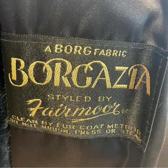 Vintage 1960s Borgana Fur Double Breasted Coat