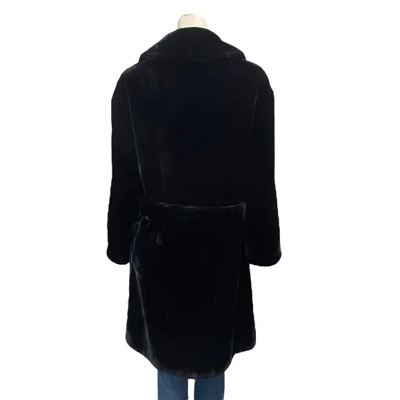 Vintage 1960s Borgana Fur Double Breasted Coat