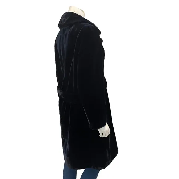 Vintage 1960s Borgana Fur Double Breasted Coat