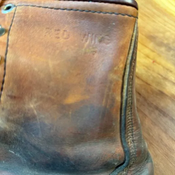 Vintage 60s Red Wing Leather Boots Mens 11D Hunting  Lace Up Outdoor RARE