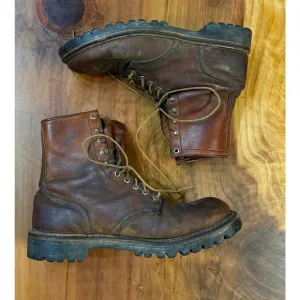 Vintage 60s Red Wing Leather Boots Mens 11D Hunting  Lace Up Outdoor RARE