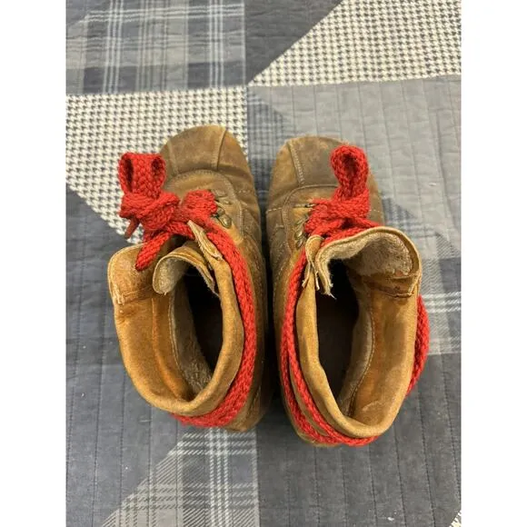 Vintage 70s ASPEN Leather Hiking &amp; Hunting Lace To Toe Boots Men’s Size 9 US