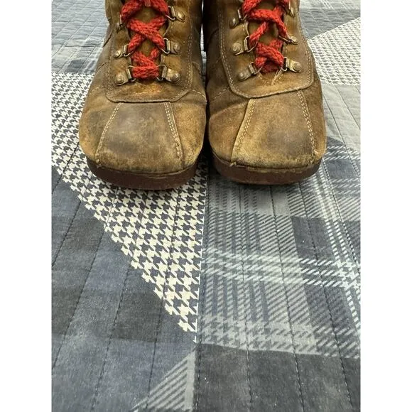 Vintage 70s ASPEN Leather Hiking &amp; Hunting Lace To Toe Boots Men’s Size 9 US