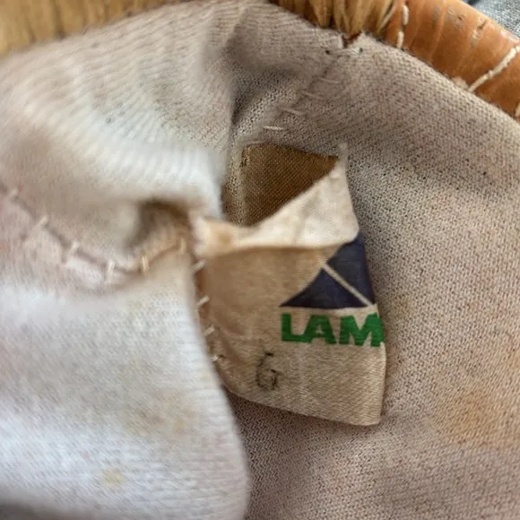 Vintage 70’s La Mondiale Camel Tan‎ Goat Fur Made In Italy Wookie Boots Women 6