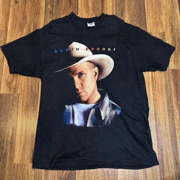Vintage 90s Garth Brooks 1998 Fresh Horses Tour T-Shirt