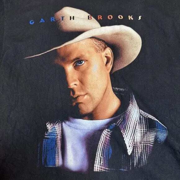 Vintage 90s Garth Brooks 1998 Fresh Horses Tour T-Shirt