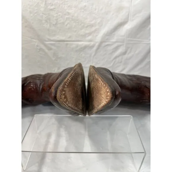 Vintage Acme Thunderbird Cowboy Boots Brown Men Size 9