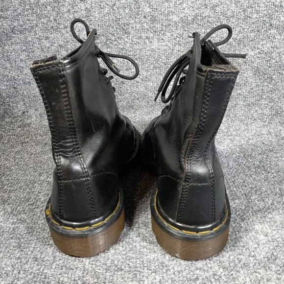 Vintage Dr Martens 1460 Boots Men 5 Women 7.5 Black 8 Eyelet ENGLAND