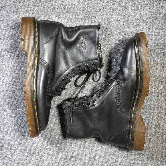 Vintage Dr Martens 1460 Boots Men 5 Women 7.5 Black 8 Eyelet ENGLAND