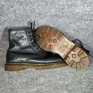 Vintage Dr Martens 1460 Boots Men 5 Women 7.5 Black 8 Eyelet ENGLAND