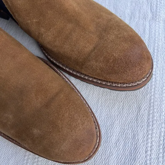 Vintage Foundry Men Chelsea Suede Boots Size 11