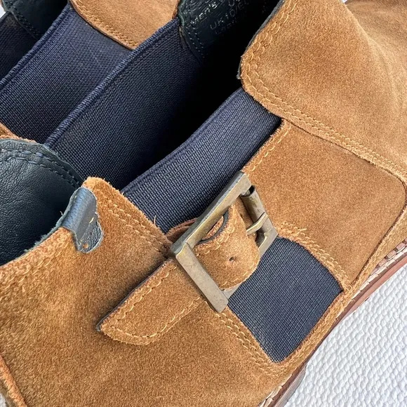 Vintage Foundry Men Chelsea Suede Boots Size 11