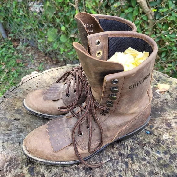 Vintage Lace Up Boots By Durango/Women size 6 M