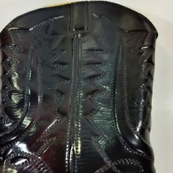 Vintage Maroon Boots Molded Construction Winter Lined Inside Made In USA Size 7