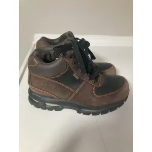 VINTAGE Nike ACG Gore-tex Air Max Boots Hiking Outdoor Brown Mens 5.5y