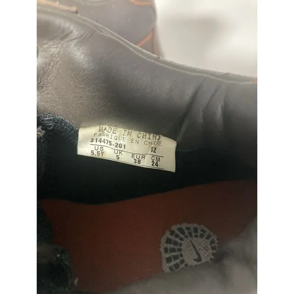 VINTAGE Nike ACG Gore-tex Air Max Boots Hiking Outdoor Brown Mens 5.5y