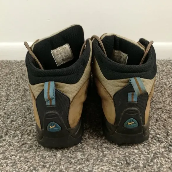 Vintage Nike Air ACG Hiking Trail Boots Leather Brown Womens 8.5 148053