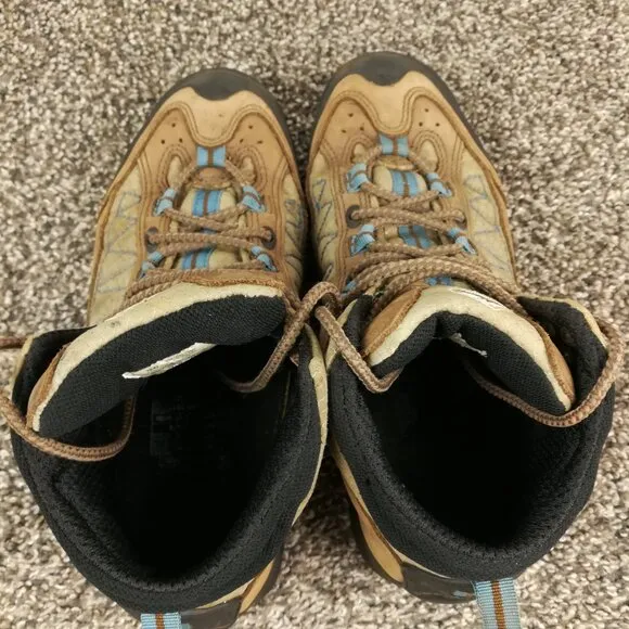 Vintage Nike Air ACG Hiking Trail Boots Leather Brown Womens 8.5 148053