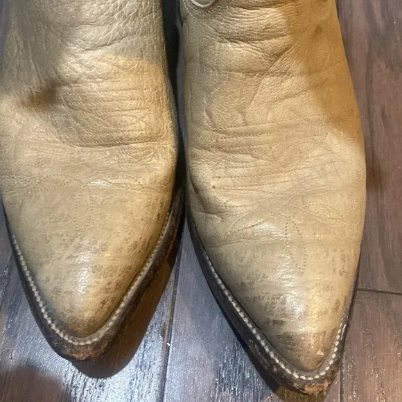 Vintage Nocona Western cowboy women leather boots Sz 8 D
