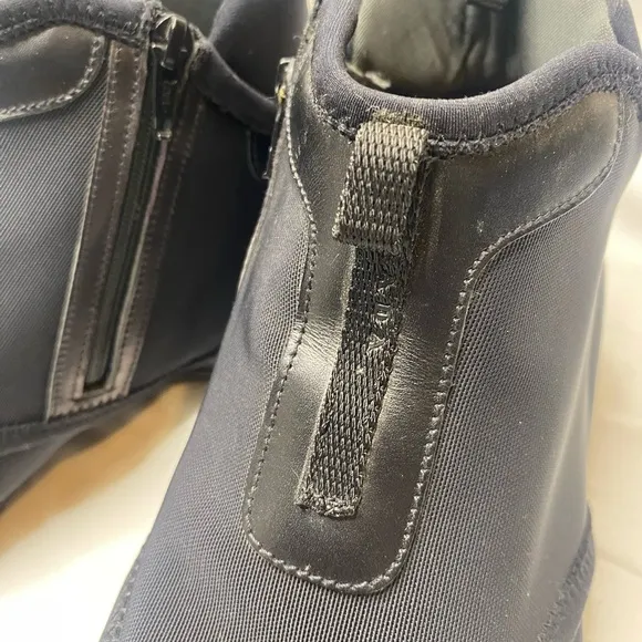 Vintage Prada 1530 Square Toe Black men size 9.5