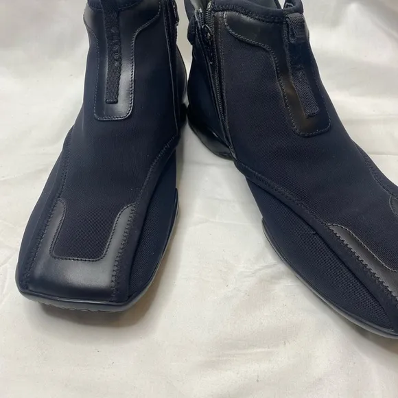 Vintage Prada 1530 Square Toe Black men size 9.5