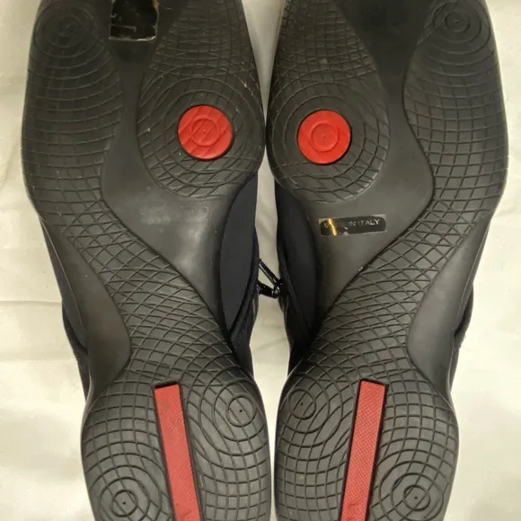 Vintage Prada 1530 Square Toe Black men size 9.5