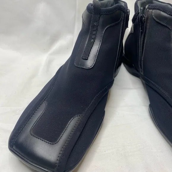 Vintage Prada 1530 Square Toe Black men size 9.5