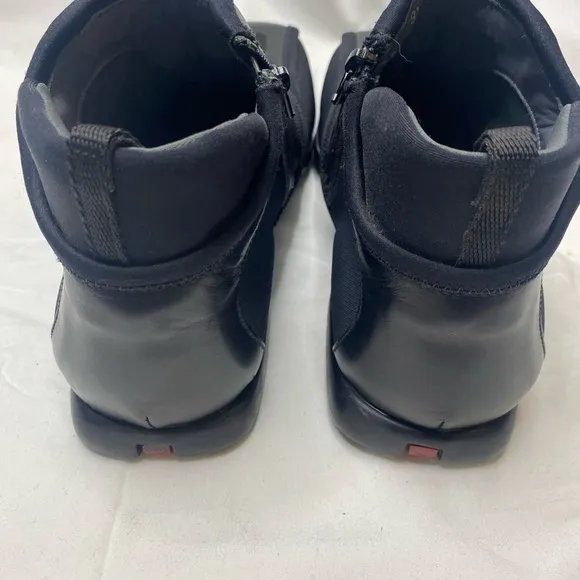 Vintage Prada 1530 Square Toe Black men size 9.5