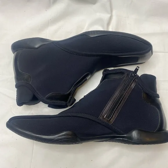 Vintage Prada 1530 Square Toe Black men size 9.5